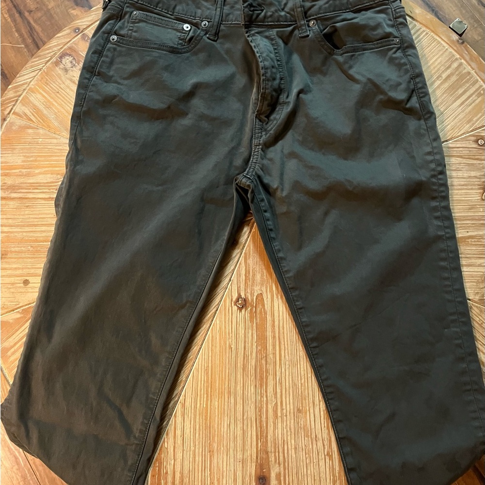 American Eagle Outfitters Men's Dark Gray Relaxed Jeans